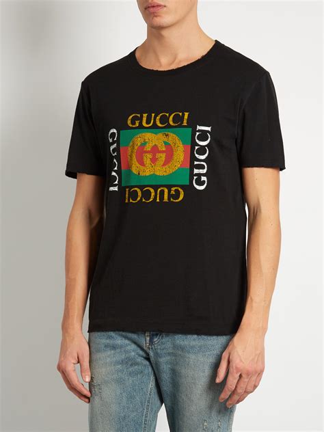 black gucci tees for men|authentic Gucci t shirt men.